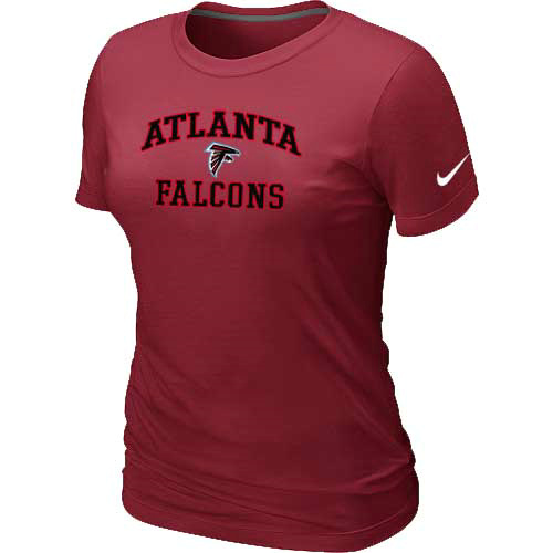 Nike Atlanta Falcons Women's Heart & Soul NFL T-Shirt - Red